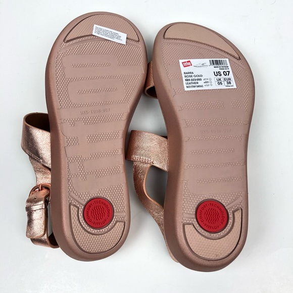 fitflop barra rose gold